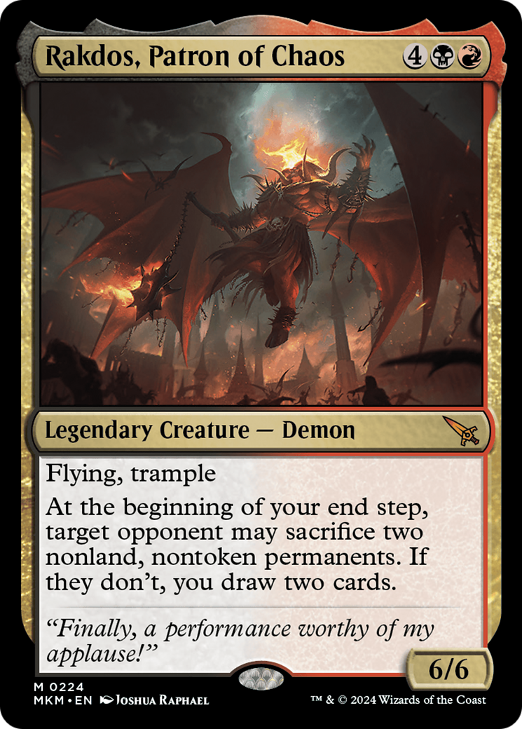 Rakdos, Patron of Chaos (MKM-224)