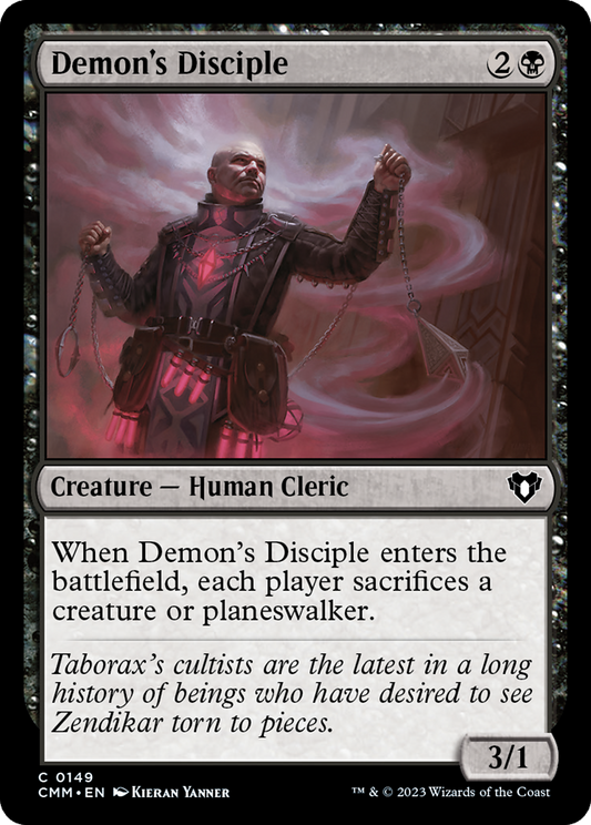 Demon's Disciple (CMM-149) (Foil)