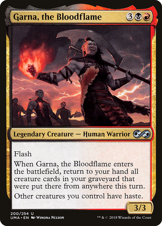 Garna, the Bloodflame (UMA-200) (Foil)