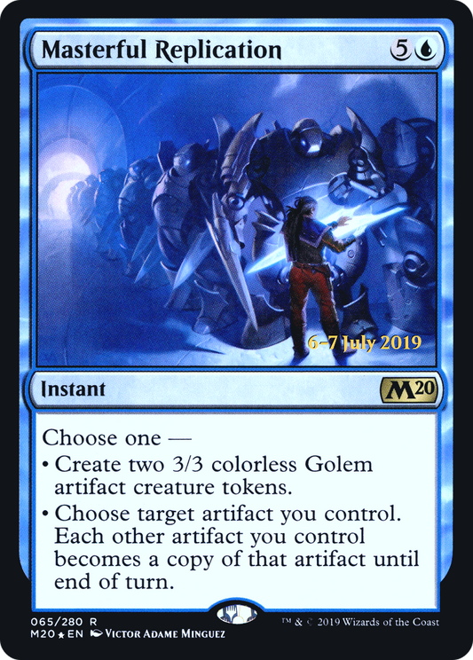 Masterful Replication (PRE-65S) (Foil)