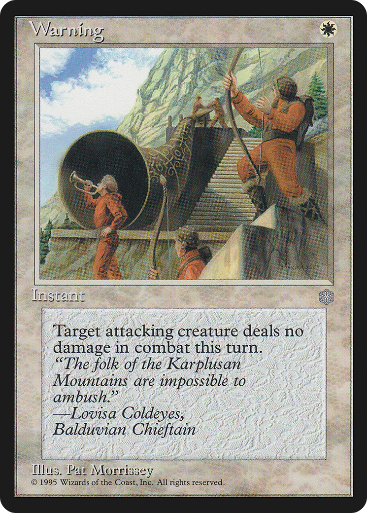 Warning (ICE-055)