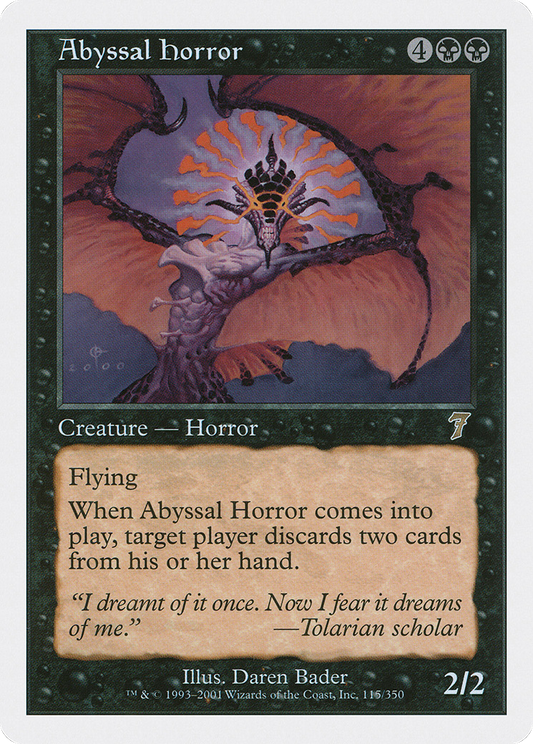 Abyssal Horror (7ED-115)