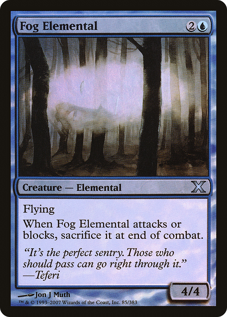 Fog Elemental (10E-85★) (Foil)