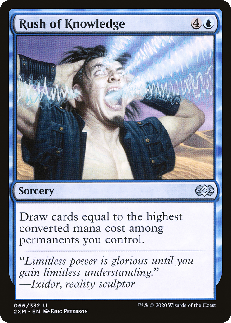 Rush of Knowledge (2XM-066) (Foil)