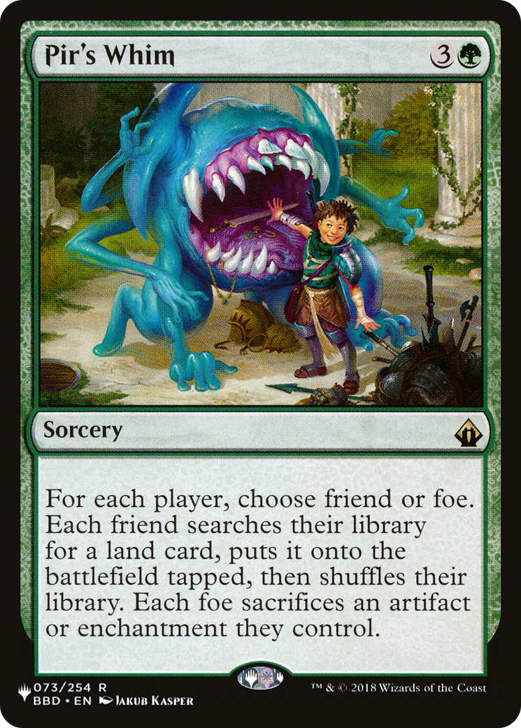 Pir's Whim (LIST-BBD-73)