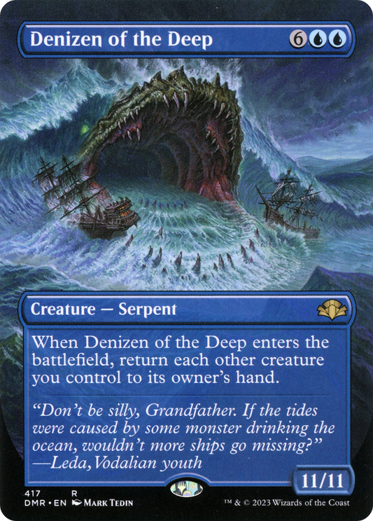 Denizen of the Deep (DMR-417) (Borderless) (Foil)