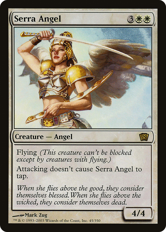 Serra Angel (8ED-45★) (Foil)