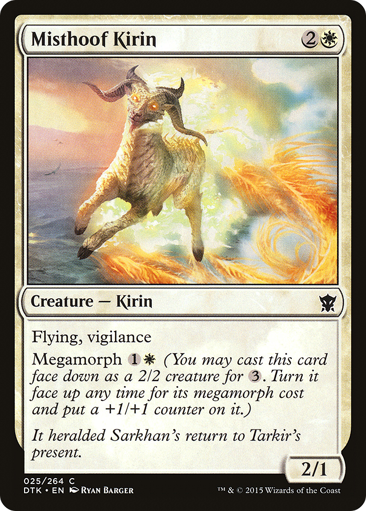 Misthoof Kirin (DTK-025) (Foil)