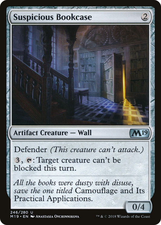 Suspicious Bookcase (M19-246) (Foil)