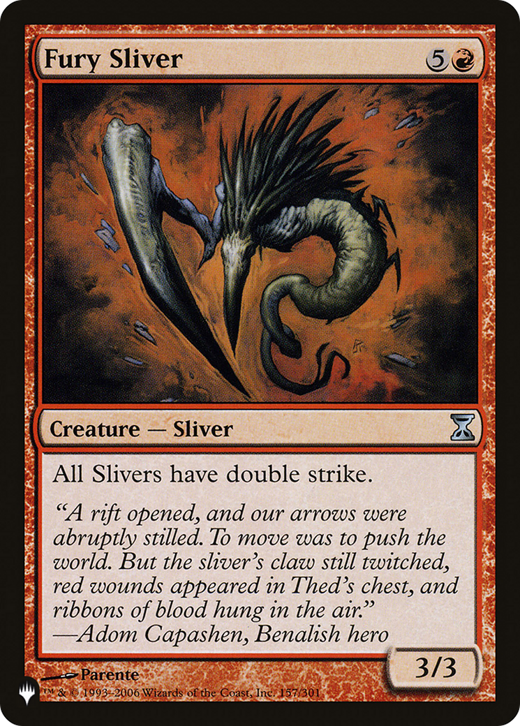 Fury Sliver (LIST-TSP-157)