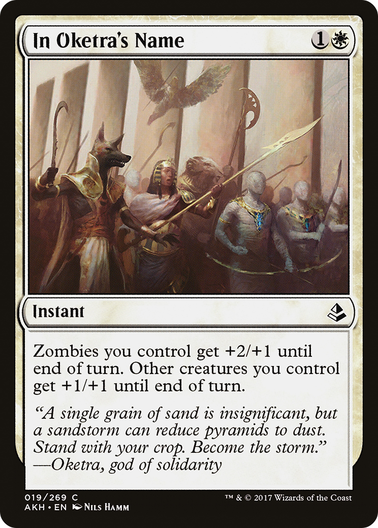 In Oketra's Name (AKH-019) (Foil)