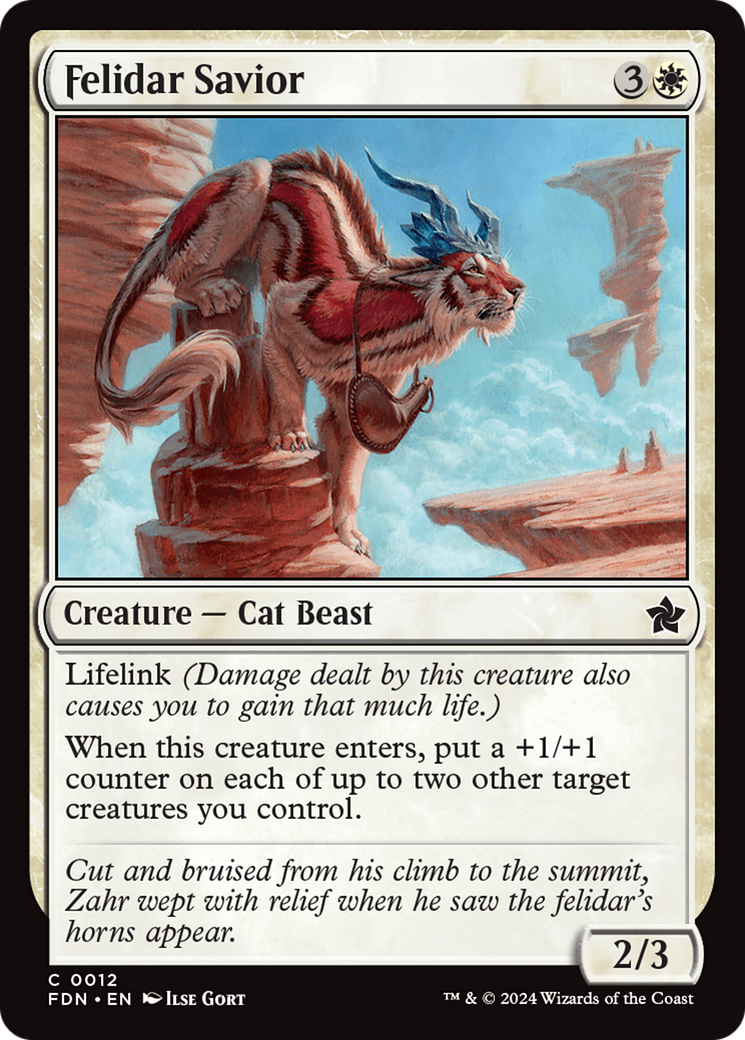 Felidar Savior (FDN-012) (Foil)