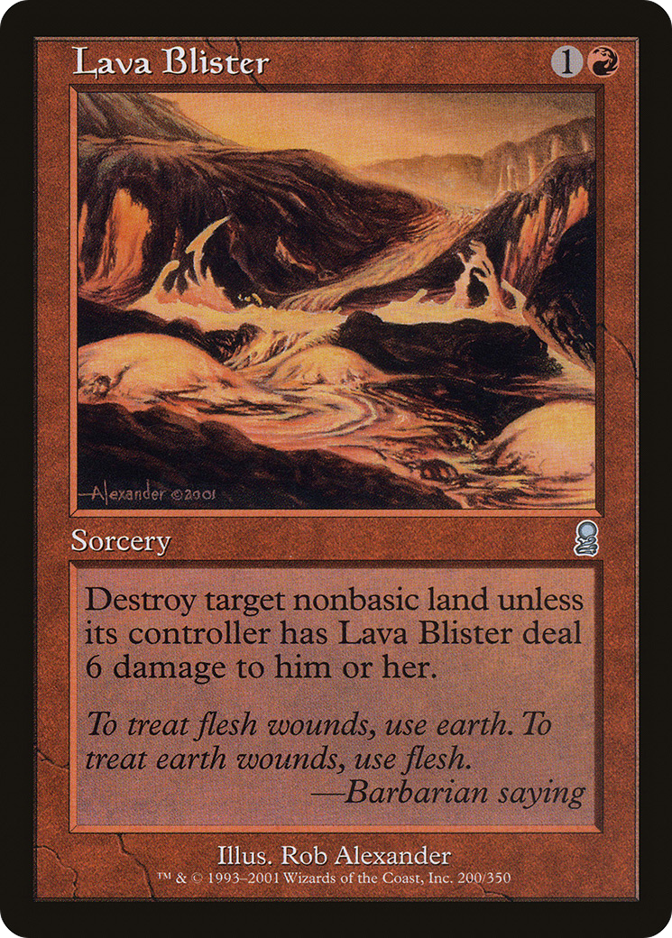 Lava Blister (ODY-200) (Foil)