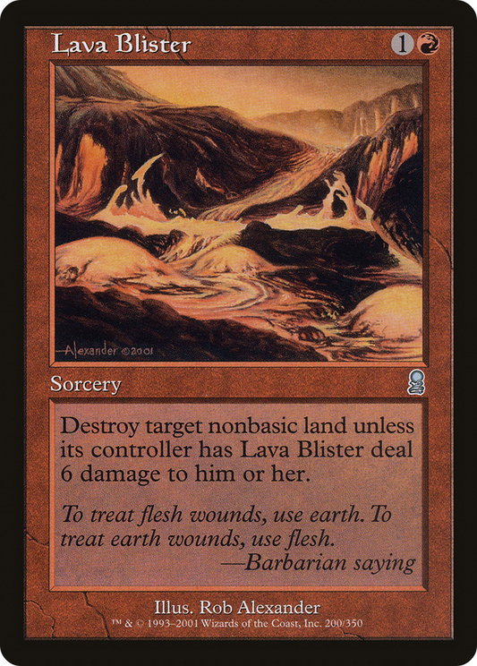 Lava Blister (ODY-200) (Foil)