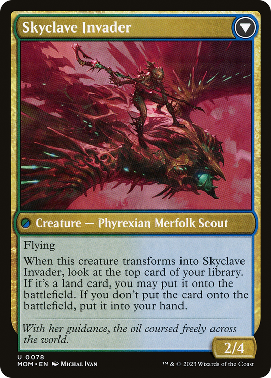 Skyclave Aerialist // Skyclave Invader (MOM-078) (Foil)