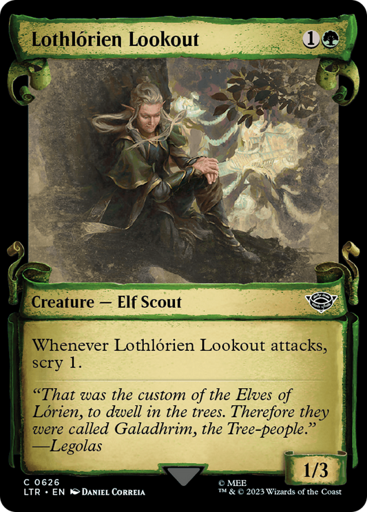 Lothlórien Lookout (LTR-626) (Showcase) (Scroll) (Foil)