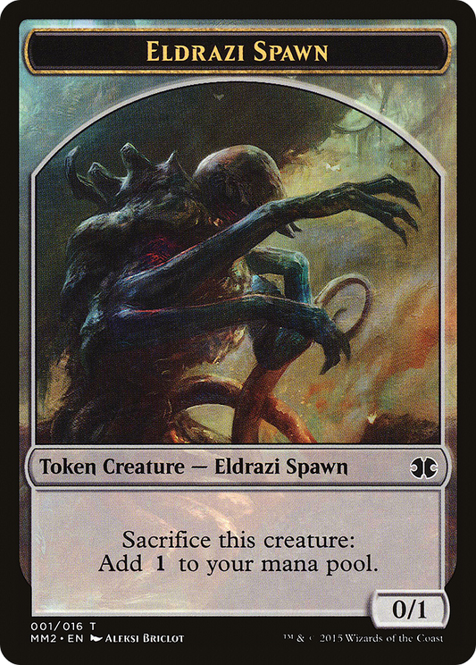 Eldrazi Spawn Token (MM2-001)