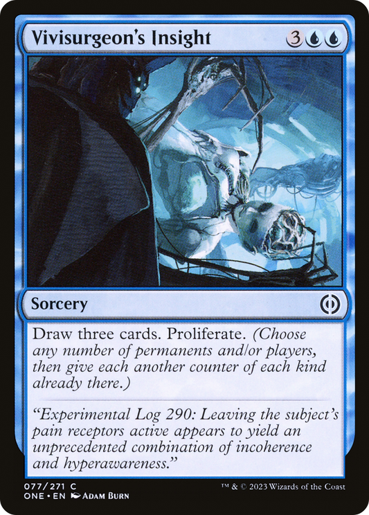 Vivisurgeon's Insight (ONE-077) (Foil)