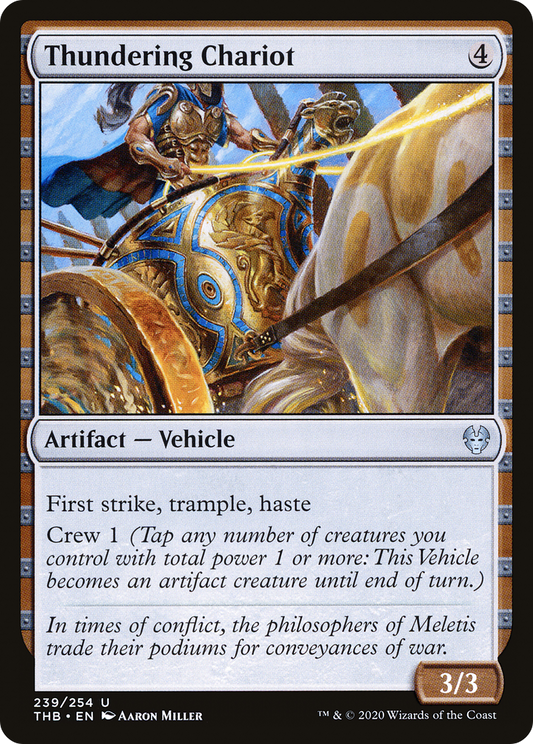 Thundering Chariot (THB-239) (Foil)
