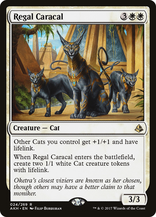 Regal Caracal (AKH-024) (Foil)