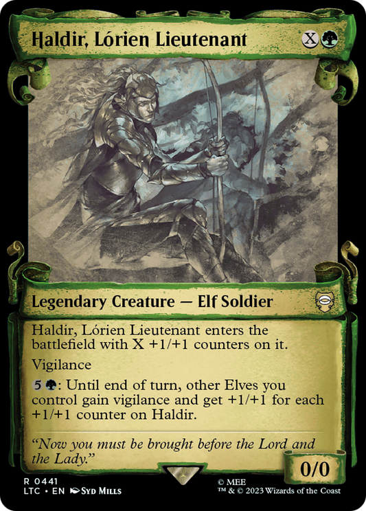 Haldir, Lórien Lieutenant (LTC-441) (Showcase) (Scroll)