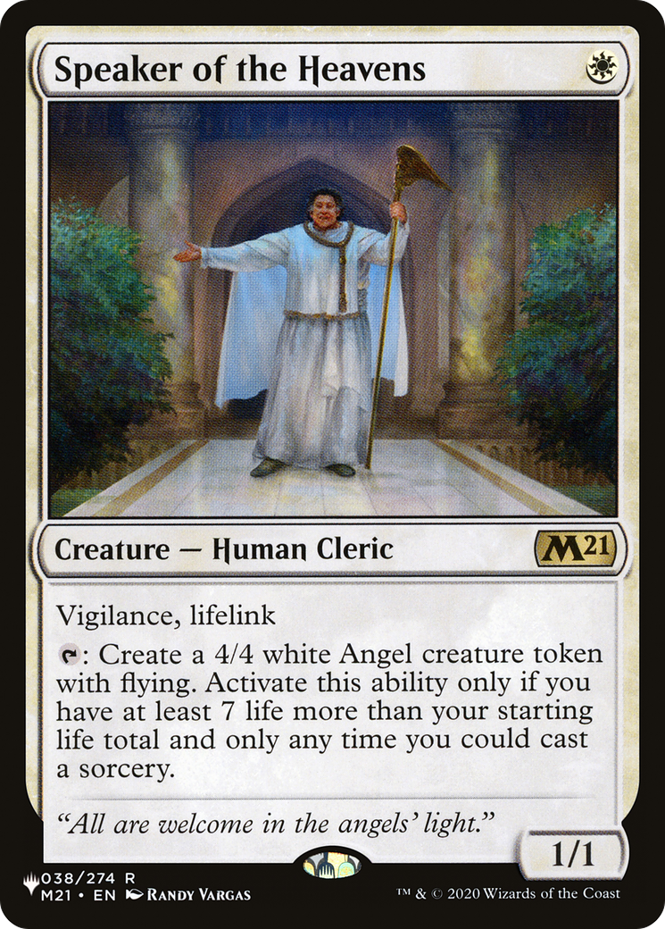 Speaker of the Heavens (PLST-M21-38)