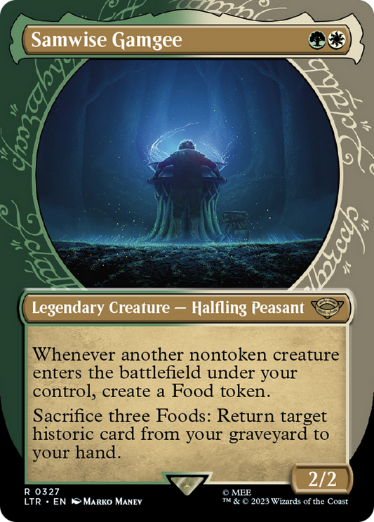 Samwise Gamgee (LTR-327) (Showcase) (Borderless) (Foil)