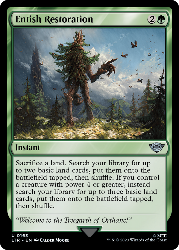 Entish Restoration (LTR-163) (Foil)