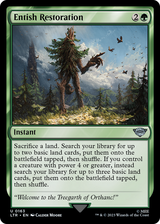 Entish Restoration (LTR-163) (Foil)