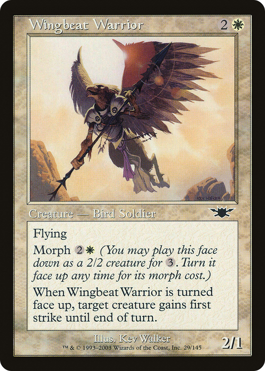Wingbeat Warrior (LGN-029) (Foil)