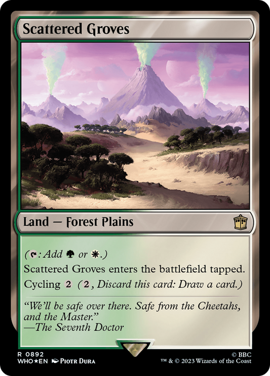 Scattered Groves (WHO-892) (Surge Foil)