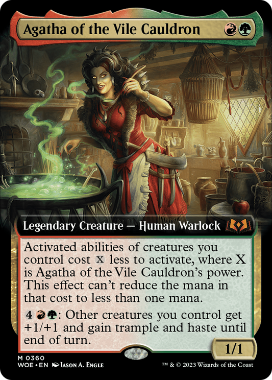 Agatha of the Vile Cauldron (WOE-360) (Extended Art) (Foil)
