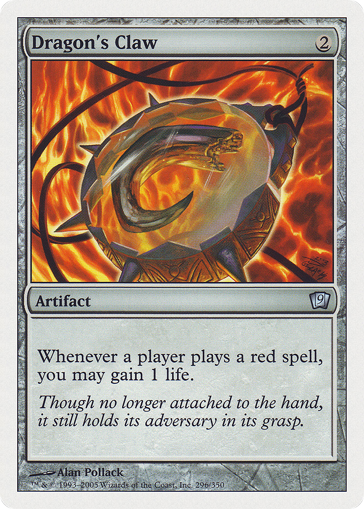 Dragon's Claw (9ED-296★) (Foil)