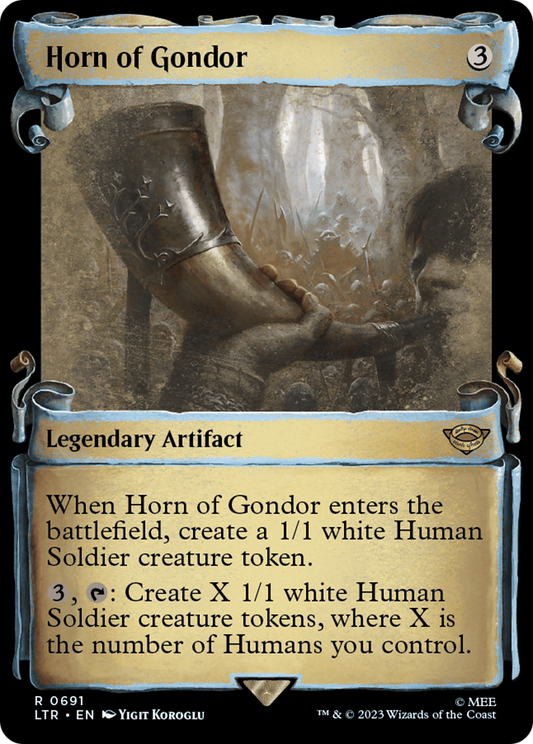 Horn of Gondor (LTR-691) (Showcase) (Scroll) (Foil)
