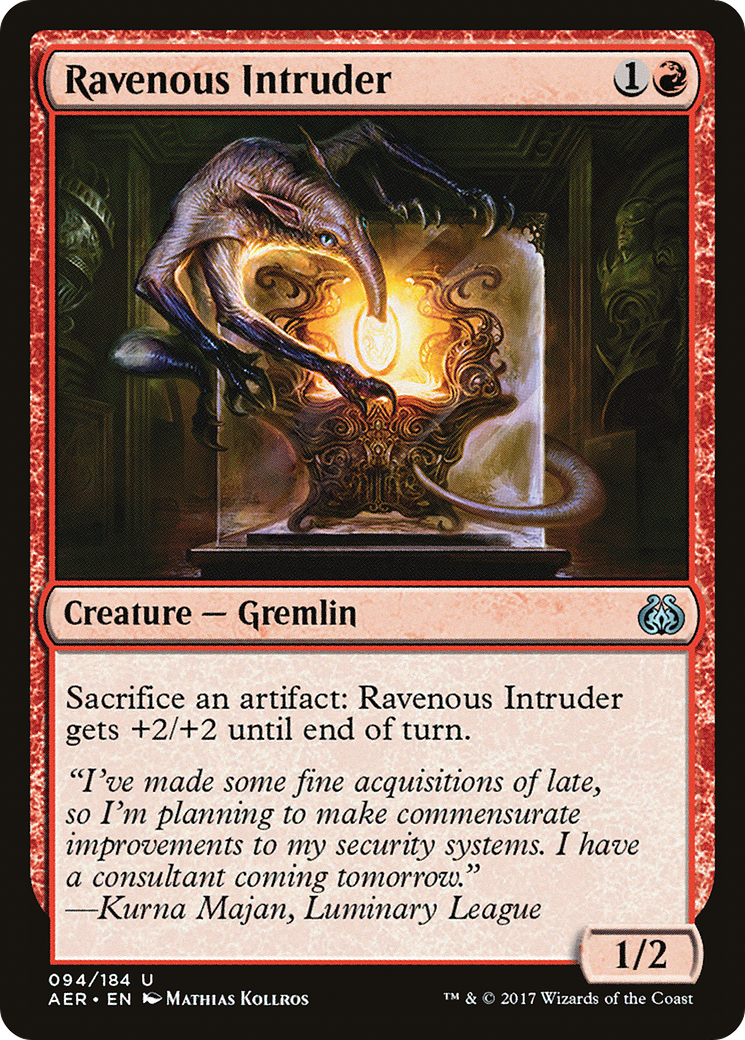 Ravenous Intruder (AER-094) (Foil)