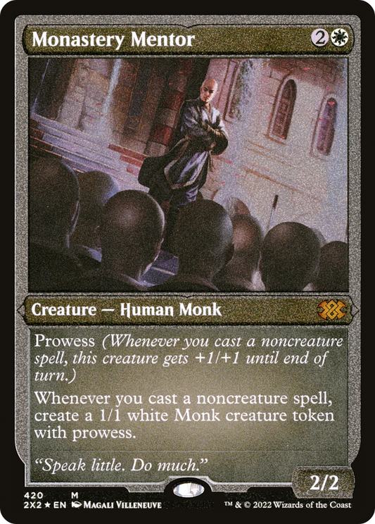 Monastery Mentor (2X2-420) (Etched Foil)