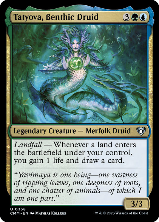 Tatyova, Benthic Druid (CMM-358) (Foil)