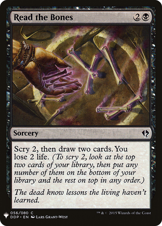 Read the Bones (LIST-DDP-56)