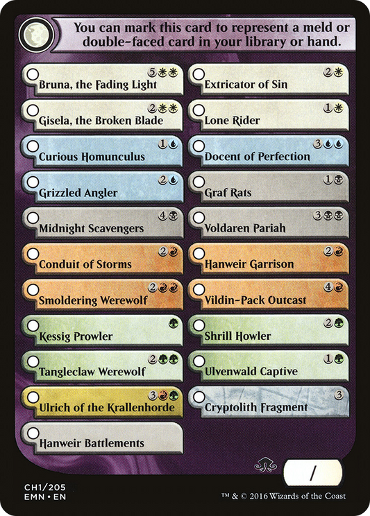 Eldritch Moon Checklist (EMN-CH1)
