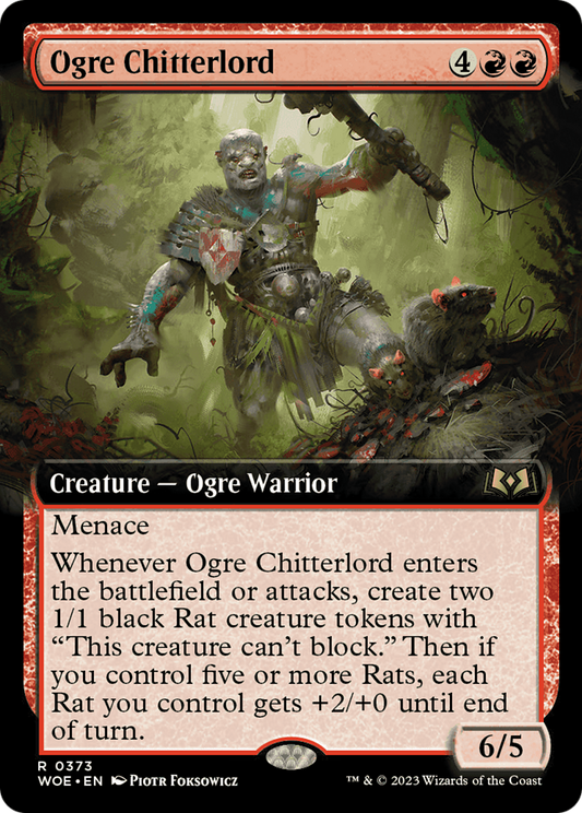Ogre Chitterlord (WOE-373) (Extended Art) (Foil)
