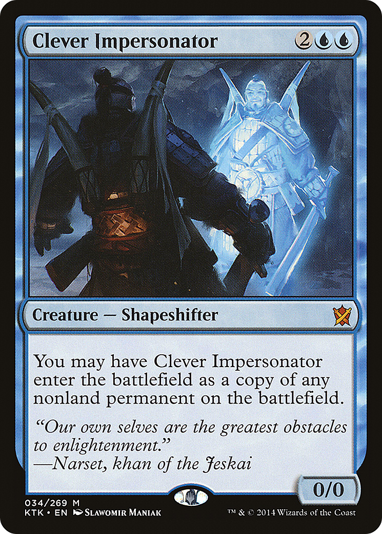 Clever Impersonator (KTK-034) (Foil)