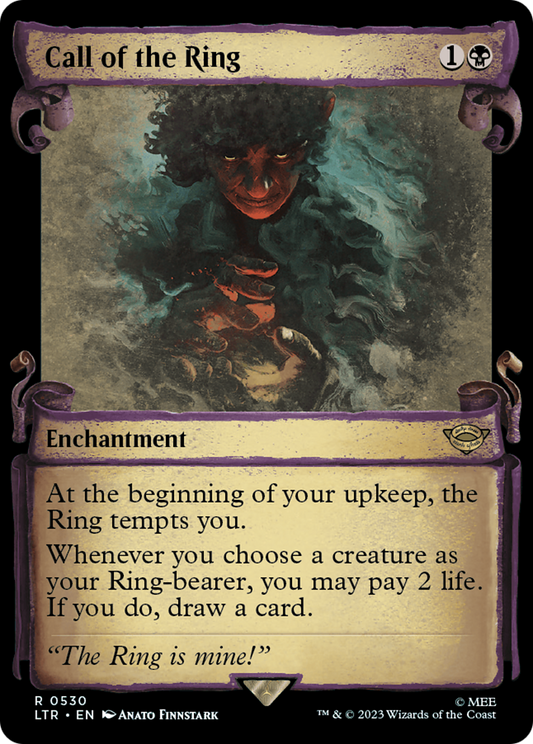 Call of the Ring (LTR-530) (Showcase) (Scroll) (Foil)