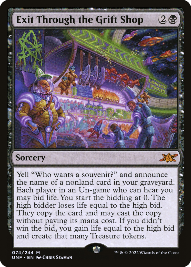 Exit Through the Grift Shop (UNF-074) (Foil)