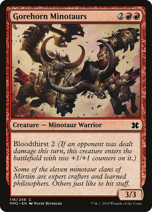 Gorehorn Minotaurs (MM2-116) (Foil)