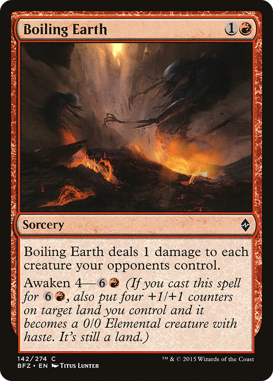Boiling Earth (BFZ-142) (Foil)