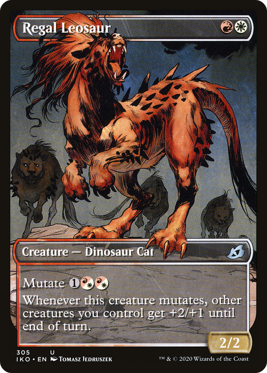 Regal Leosaur (IKO-305) (Showcase) (Foil)