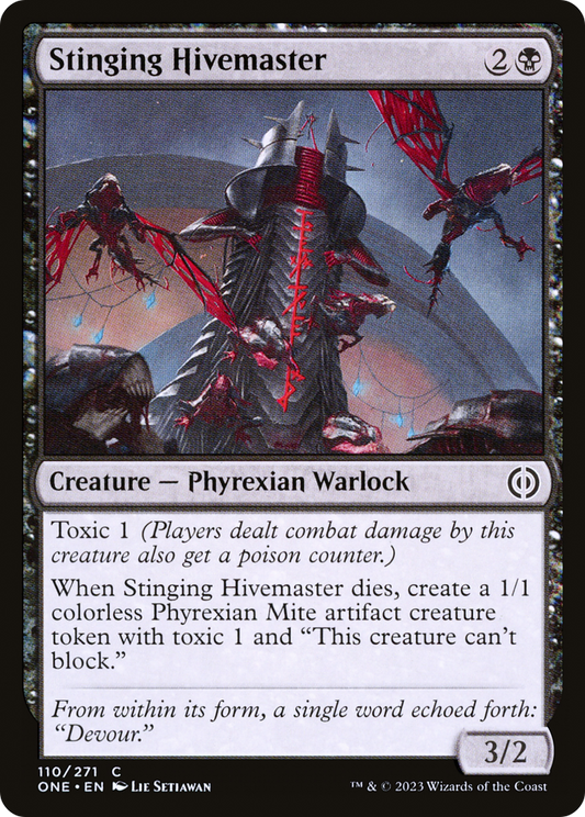 Stinging Hivemaster (ONE-110) (Foil)