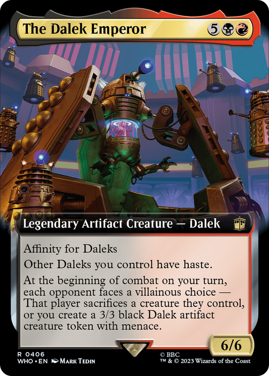 The Dalek Emperor (WHO-406) (Extended Art)