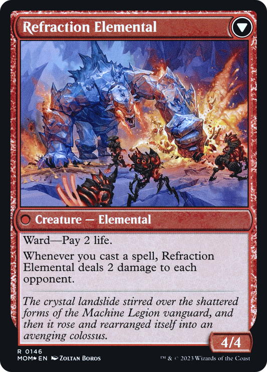 Invasion of Karsus // Refraction Elemental (PRE-146S) (Foil)