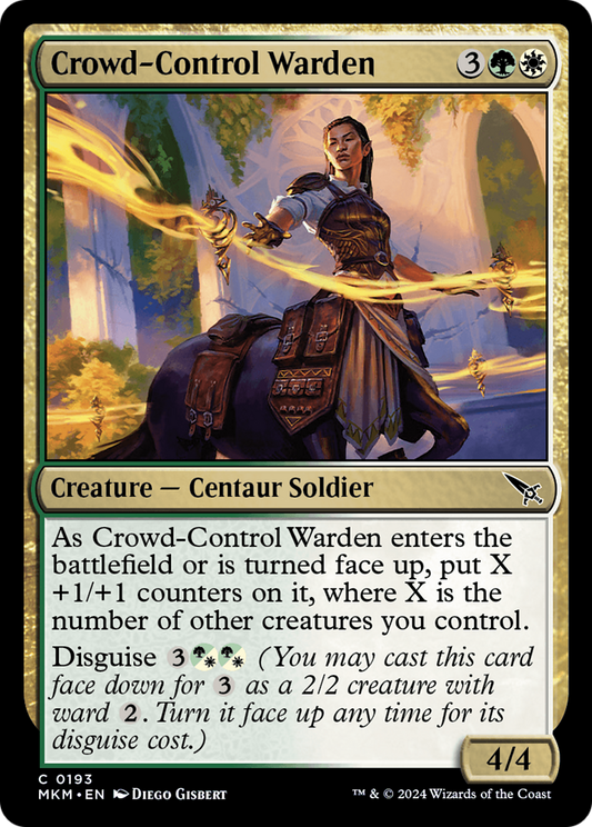 Crowd-Control Warden (MKM-193) (Foil)